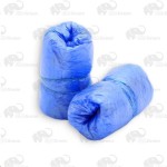 Бахилы полиэтиленовые, Elegreen (Элегрин) 3 г 10 шт арт. ЭГ-25/2/10 25 мкм Стандарт плюс с двойной резинкой пара синие ролик