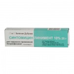 Синтомицин, линим. 10% 25 г №1