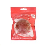 Спонж для лица, Clarette (Кларетт) 1 шт арт. CKS 480 конжаковый с красной глиной красный пакет