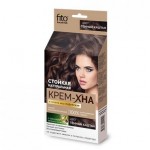 Крем-хна, 50 мл Индийская в готовом виде с маслами арганы и жожоба  темный каштан