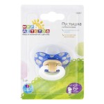 Соска-пустышка силиконовая, Мир детства 1 шт арт. 13067 ортодонтическая с 6 мес