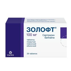 Золофт табл. п/о пленочной 100 мг 28 шт.