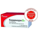 Кординорм, таблетки покрытые пленочной оболочкой 5 мг 90 шт