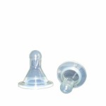 Соска силиконовая, Бусинка 2 шт арт. 500-4 для каши с Х отверстием